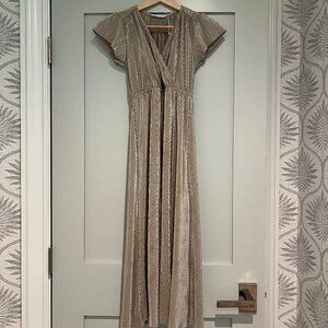 Baltic Born - Athena Gold Pleated Dress Girls Size 7-8